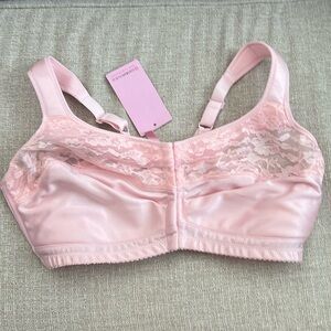 Comfort Choice nwt sz 40DD pink front clasps